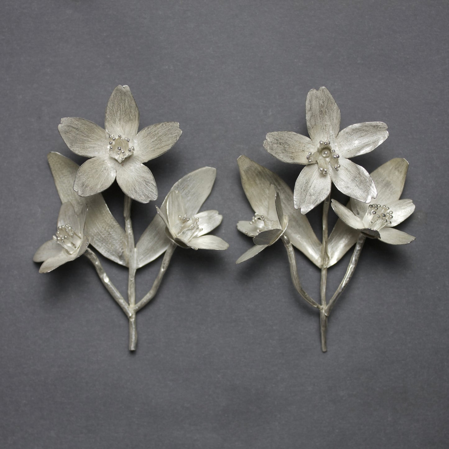 Posy Earrings - Silver