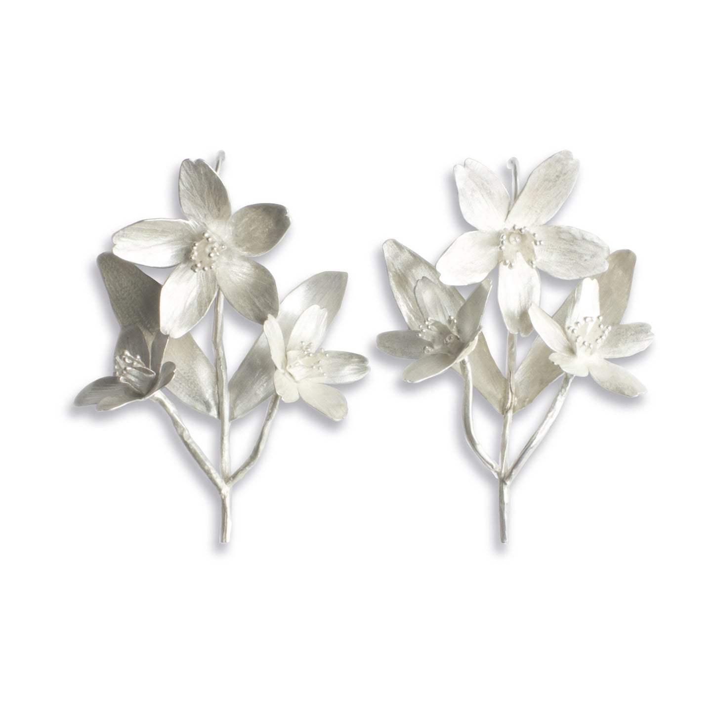 Posy Earrings - Silver